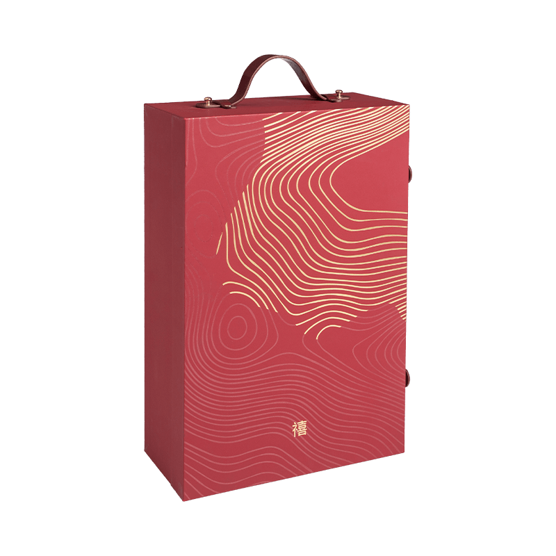 Hot Selling Customized Logo Luxury Paper Wine Box Corrugated Cardboard Box
